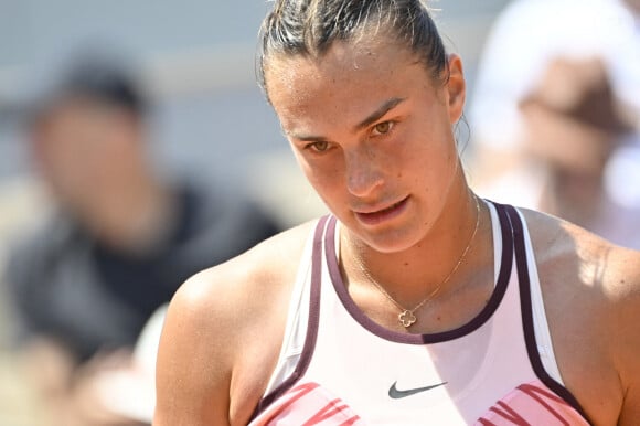 "Même si nous n'étions plus ensemble, mon coeur est brisé", ajoute Aryna Sabalenka

Tennis : Roland Garros 2023 - France -Aryna Sabalenka - Bielarusse - Internationaux de France de tennis de Roland Garros 2023 le 6 juin 2023.