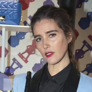 Vahina Giocante - Arrivées à la présentation de l'exposition Tiffany Cooper dans la boutique "Karl Lagerfeld" Bd St Germain à Paris le 5 mars 2015.