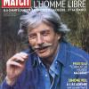 Paris Match en kiosque le 18 mars avec Jean Ferrat en couverture.