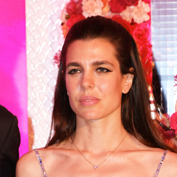 Charlotte Casiraghi - Bal de la Rose "Disco" 2024 au profit de la Fondation Princesse Grace dans la Salle des Étoiles du Sporting Monte-Carlo à Monaco le 23 mars 2024. © JC Vinaj / Pool Monaco / Bestimage 