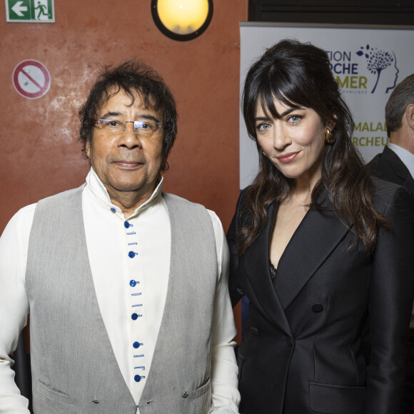 Exclusif - Laurent Voulzy et Nolwenn Leroy en backstage du concert du gala des 20 ans de la fondation Recherche Alzheimer "2 générations chantent pour la 3ème" à l'Olympia à Paris le 18 mars 2024. © Cyril Moreau / Bestimage