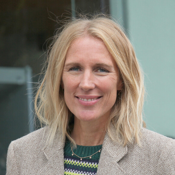 Exclusif - Agathe Lecaron arrive dans les studios de Radio France à Paris le 13 septembre 2022. © Panoramic / Bestimage  