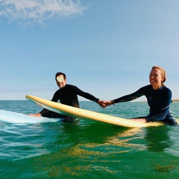 Agathe Lecaron partage de rares photos d'elle avec son mari François Pellissier ainsi que leurs enfants Gaspard et Félix.