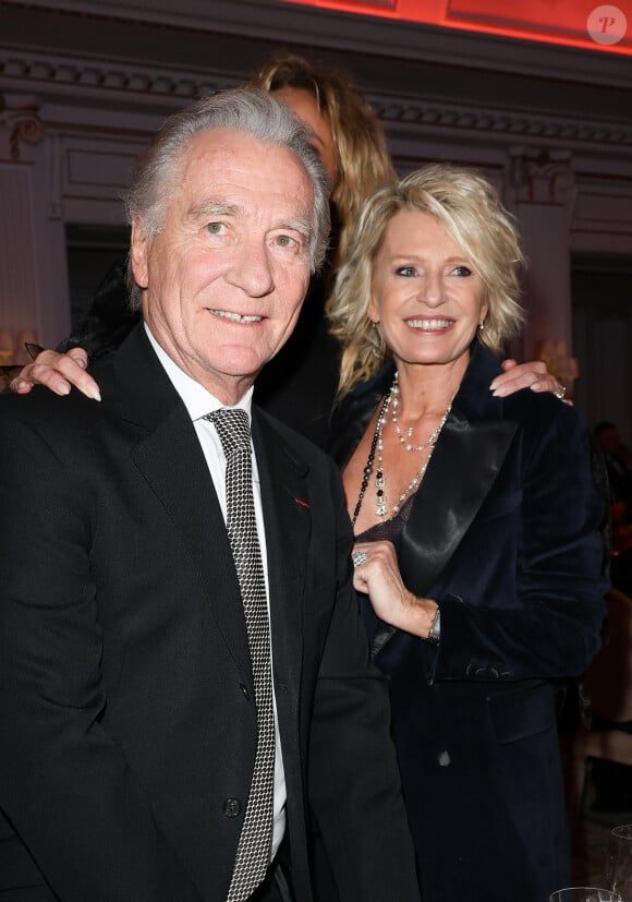 William Leymergie et sa compagne Sophie Davant - 46ème édition du Gala "Best Awards" à l'hôtel Georges V à Paris le 11 décembre 2023. © Coadic Guirec / Bestimage