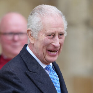 Le roi Charles III est-il bientôt guéri ? 
Le roi Charles III d'Angleterre - Les membres de la famille royale britannique arrivent à la chapelle Saint-George pour assister à la messe de Pâques.