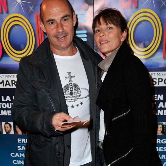 Bernard Campan et sa femme Anne - Générale de la pièce de théâtre "Rendez-vous en boîte" au théâtre de La Gaîté Montparnasse à Paris