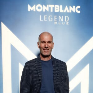 Exclusif - Zinédine Zidane - Soirée de lancement du parfum Montblanc "Legend Blue" au Victoria à Paris le 3 avril 2024. Z. Zidane incarne depuis septembre 2022 les valeurs de la ligne Montblanc Legend et prête à nouveau son visage pour la campagne du parfum Legend Blue. © Rachid Bellak/Bestimage