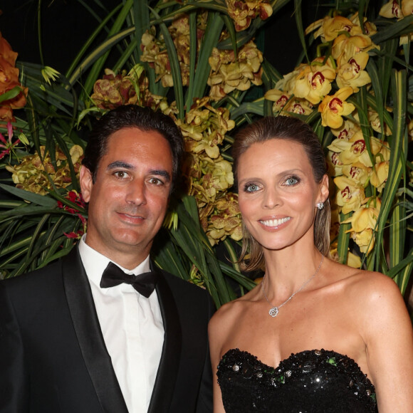 Exclusif - Sylvie Tellier et son mari Laurent Schenten - Dîner de gala organisé par la Fondation "Children of Africa" à l'initiative de Madame D.Ouattara, Première Dame de Côte d'Ivoire et Présidente fondatrice de "Children of Africa" au Sofitel Ivoire à Abidjan. Le 1er Mars 2024 © Dominique Jacovides / Bestimage