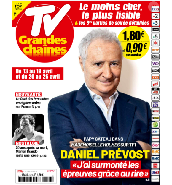Couverture du magazine "TV Grandes Chaînes" du 6 avril