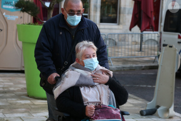 Martine Henry, maman de Jonathaan Daval - Procès de Jonathann Daval à la cour d'assise de la Haute-Saône à Vesoul le 20 novembre 2020. © Bruno Grandjean / Panoramic / Bestimage