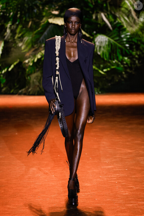 Défilé de mode printemps-été 2024 "Roberto Cavalli" lors de la fashion week de Milan. Le 20 septembre 2023