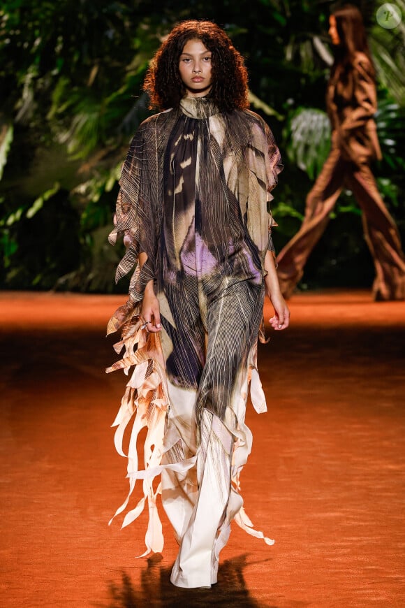 Défilé de mode printemps-été 2024 "Roberto Cavalli" lors de la fashion week de Milan. Le 20 septembre 2023