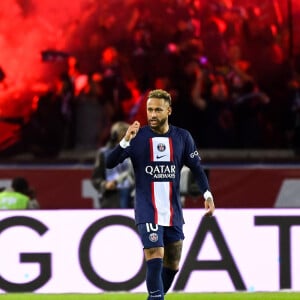 Neymar Jr - Match de Ligue 1 Uber Eats "PSG -OM" (1-0) au Parc des Princes à Paris le 16 octobre 2022.