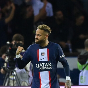 Neymar Jr - Match de Ligue 1 Uber Eats "PSG -OM" (1-0) au Parc des Princes à Paris le 16 octobre 2022.
