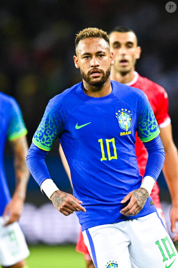 "Cette nouveauté mondiale apparaîtra pour la première fois au Brésil plus tard cette année", ajoute Neymar
 
Neymar Jr (Bresil) - Match de la Ligue Des Nations 2022 "Bresil - Tunisie (5-1)" au Parc des Princes à Paris, le 27 septembre 2022.
