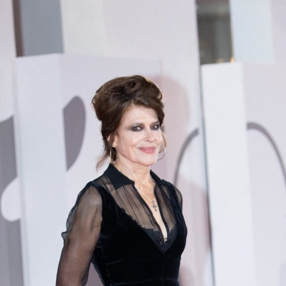 Fanny Ardant - Tapis rouge du film The Palace de R. Polanski lors du 80ème festival international du film de Venise, La Mostra le 2 septembre 2023.