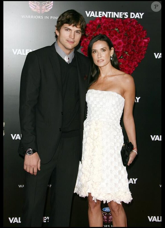 Demi Moore et son mari Ashton Kutcher