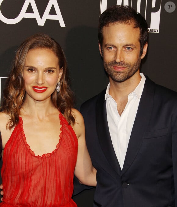 L'actrice a rencontré son mari Benjamin Millepied sur le tournage du film "Black Swan"
Natalie Portman et son mari Benjamin Millepied - Les célébrités posent lors du photocall de la soirée "L.A. Dance Project" à Los Angeles le 20 octobre 2018. 