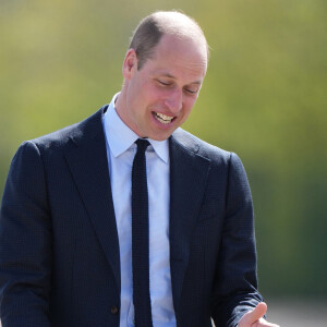 Et pour évoquer avec eux la santé mentale.
Le prince William de Galles en visite à la "St. Michael's High School" à Sandwell. Le 25 avril 2024 