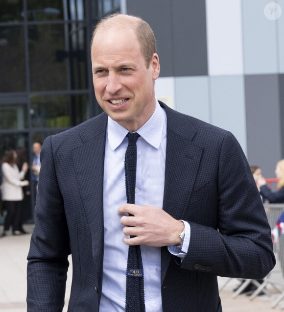 Le prince William, prince de Galles, visite les West Midlands pour en savoir plus sur les initiatives de la région qui soutiennent la santé mentale et le bien-être des gens à Birmingham, Royaume Uni, le 25 avril 2024. 