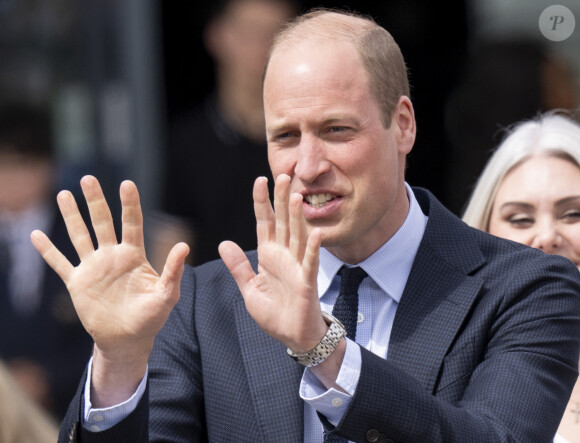 Le prince William, prince de Galles, visite les West Midlands pour en savoir plus sur les initiatives de la région qui soutiennent la santé mentale et le bien-être des gens à Birmingham, Royaume Uni, le 25 avril 2024. 