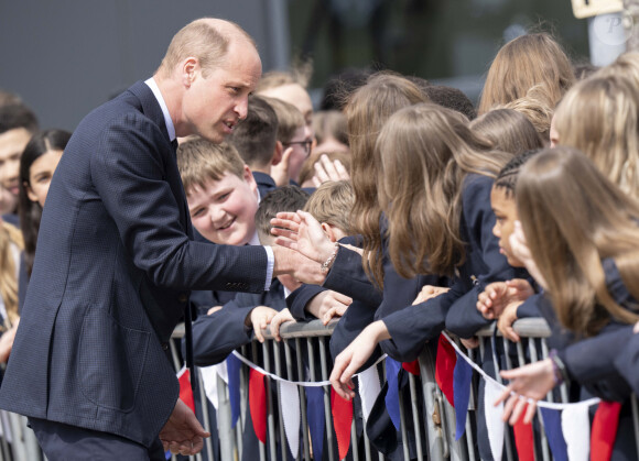 Le prince William, prince de Galles, visite les West Midlands pour en savoir plus sur les initiatives de la région qui soutiennent la santé mentale et le bien-être des gens à Birmingham, Royaume Uni, le 25 avril 2024. 