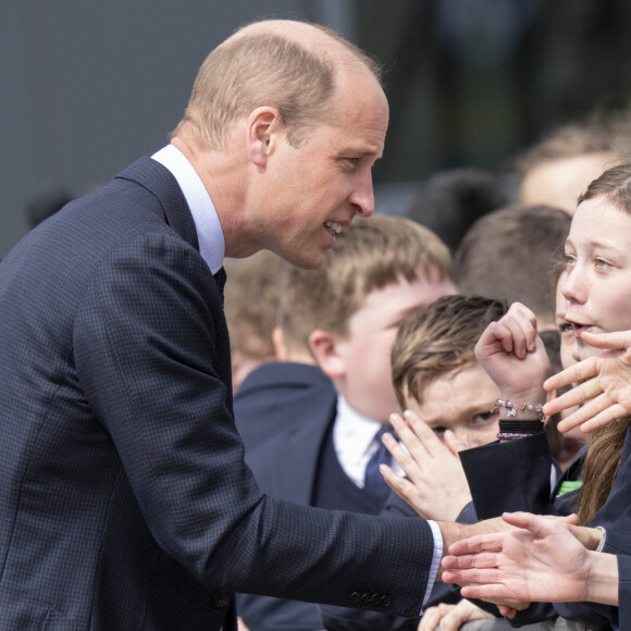 Le prince William, prince de Galles, visite les West Midlands pour en savoir plus sur les initiatives de la région qui soutiennent la santé mentale et le bien-être des gens à Birmingham, Royaume Uni, le 25 avril 2024. 