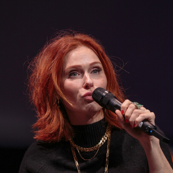 Masterclass Audrey Fleurot lors du Serie Mania Festival international Lille 2024, à Lille, France, le 16 mars 2024. © Stéphane Vansteenkiste/Bestimage 