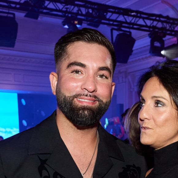 Exclusif - Kendji Girac, Florence Foresti lors de la 11ème édition de la soirée Global Gift Gala à l'hôtel Four Seasons George V à Paris le 30 septembre 2023. © Cyril Moreau / Bestimage