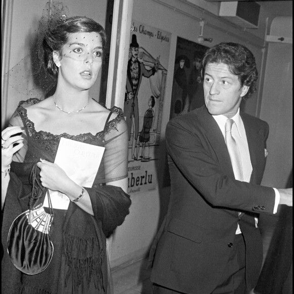 ARCHIVES - Caroline de Monaco et Philippe Junot en soirée au Palace.