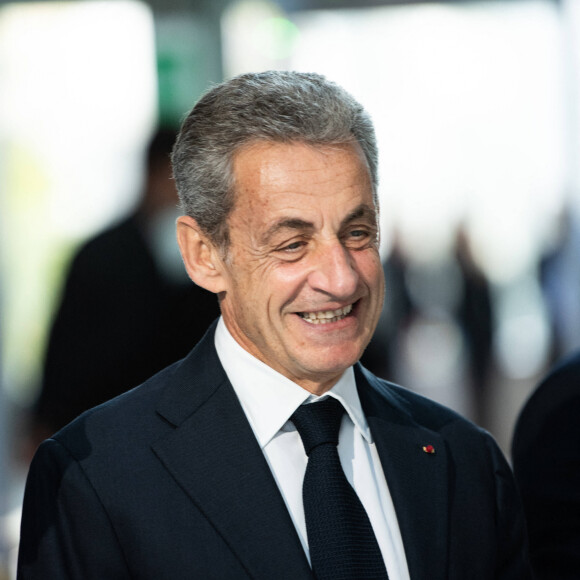 Notamment son père Nicolas Sarkozy...
Nicolas Sarkozy, ancien président de la Republique francaise lors de la cérémonie d'hommage au regretté journaliste français J.-P.Elkabbach au siège de France Televisions à Paris, France, le 9 octobre 2023. © Jeanne Accorsini/Pool/Bestimage 