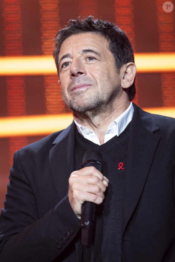 Exclusif - Patrick Bruel lors de l'enregistrement de la soirée "Les 30 ans du sidaction - la soirée événement" au Grand Rex à Paris diffusée le 23 mars 2024 sur France 2 À l'occasion du week-end du Sidaction, qui aura lieu les 22, 23, 24 mars prochain, et pour célébrer cette édition anniversaire, cette soirée-événement mettra l'espoir à l'honneur. © Cyril Moreau / Coadic Guirec / Bestimage 