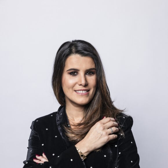 Exclusif - Karine Ferri - Studio - Enregistrement de l'émission "La chanson secrète", présentée par N.Aliagas et diffusée le 29 décembre sur TF1 © Guillaume Gaffiot-Cyril Moreau / Bestimage