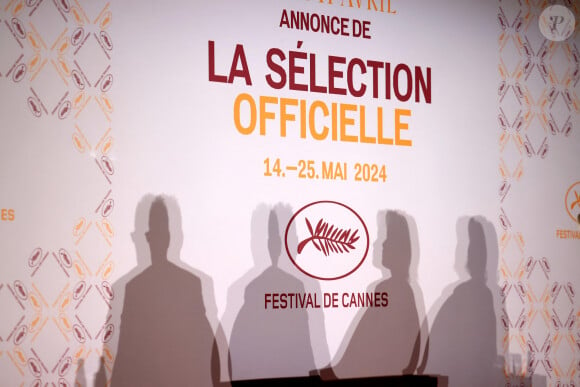 Avec ses jurés, elle a dû départager les films en sélection officiel
Illustration lors de la conférence de presse pour annoncer la sélection officielle du 77ème Festival de Cannes à l'UGC Normandie à Paris le 11 avril 2024. © Dominique Jacovides / Bestimage