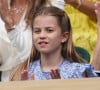 La petite Charlotte de Galles a neuf ans ! 
Charlotte de Galles - Finale de Wimbledon opposant Carlos Alcaraz et Novak Djokovic