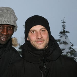 Omar et Fred posent lors du 12e Festival du film comique de l'Alpe d'Huez, qui s'est tenu à l'Alpe d'Huez, en France, le 23 janvier 2009. Photo par Guignebourg/Taamallah/ABACAPRESS.COM