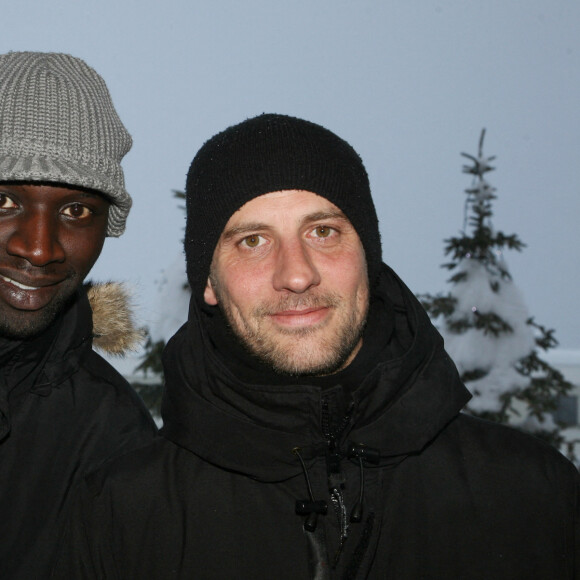 Omar et Fred posent lors du 12e Festival du film comique de l'Alpe d'Huez, qui s'est tenu à l'Alpe d'Huez, en France, le 23 janvier 2009. Photo par Guignebourg/Taamallah/ABACAPRESS.COM