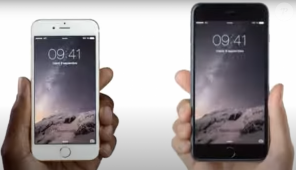 Publicité pour l'Iphone6. Une dernière fois à l'écran...