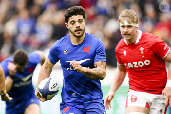 Romain NTamack (Fra) - Tournoi des VI Nations "France - Pays de Galles (41-28)" au Stade de France à Saint-Denis, le 18 mars 2023.