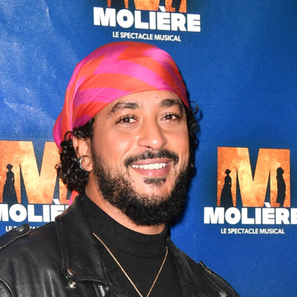 Slimane Nebchi - Personnalités à la générale presse du spectacle musical "Molière, l'opéra urbain" au Palais des Sports à Paris. Le 16 novembre 2023 © Veeren / Bestimage