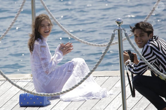 Daniela Lopez Osorio à l'hôtel du palace Cap-Eden-Roc lors du 71e Festival de Cannes, le 17 mai 2018. Photo par ABACAPRESS.COM