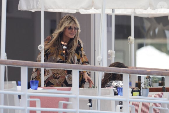 Heidi Klum et Tom Kaulitz à l'hôtel Eden Roc d'Antibes, en France, lors du 76e festival de Cannes, le 24 mai 2023. Photo par ABACAPRESS.COM