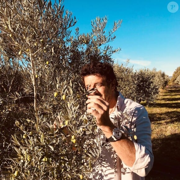 Patrick Bruel dans son domaine de Leos à L'Isle-sur-la Sorgue dans le Vaucluse