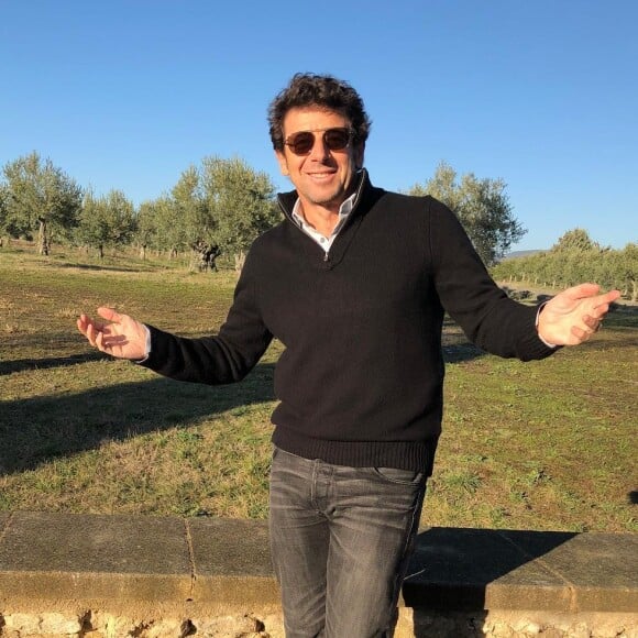 Patrick Bruel dans son domaine de Leos à L'Isle-sur-la Sorgue dans le Vaucluse