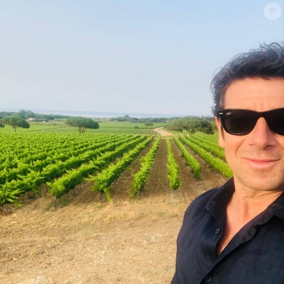 Patrick Bruel dans son domaine de Leos à L'Isle-sur-la Sorgue dans le Vaucluse