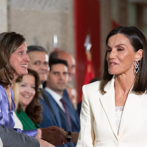 Letizia à l'événement "El Barco de Vapor", Madrid, 7 mai 2024