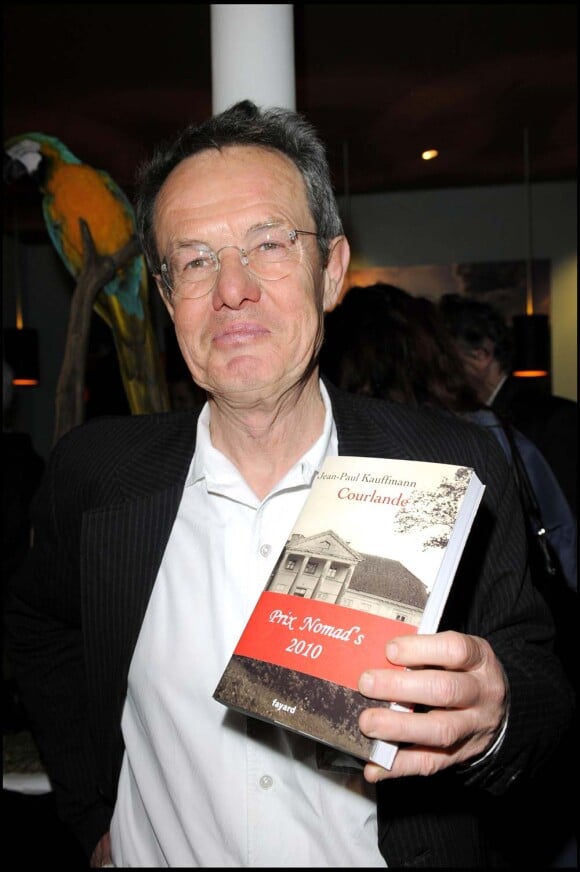 Jean-Paul Kauffmann reçoit le prix Nomad's, à Paris, le 18 mars 2010 !