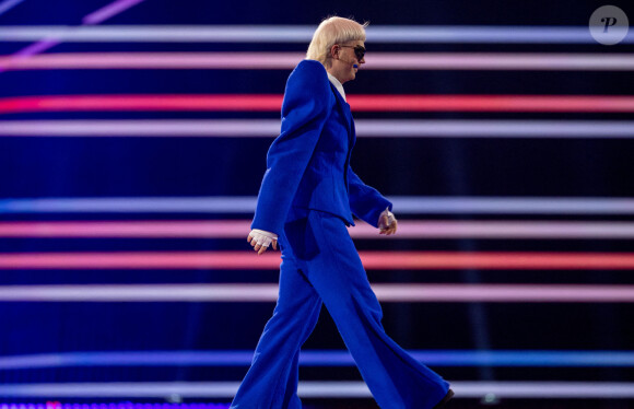 10 May 2024, Sweden, Malm: Joost Klein from the Netherlands leaves the stage before the start of the rehearsal for the final of the Eurovision Song Contest (ESC) 2024 in the Malm Arena. The motto of the world's biggest singing competition is "United By Music". Photo: Jens Bttner/DPA/ABACAPRESS.COM