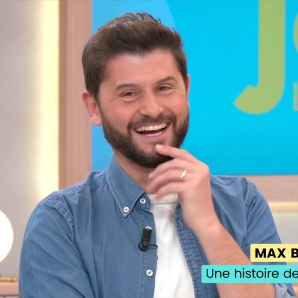 L'hilarité a gagné l'ensemble du plateau
Christophe Beaugrand sur le plateau de "Bonjour !"