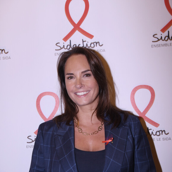 Julia Vignali - Soirée de lancement du Sidaction 2023 au théâtre Edouard VII à Paris le 6 mars 2023. © Rachid Bellak